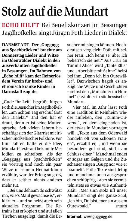 Artikel Darmstädter Echo vom 04.02.2012